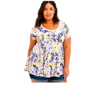 Torrid tiered top